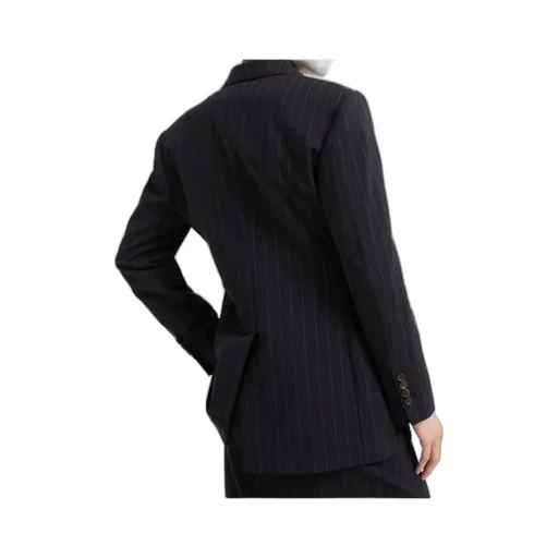 Brunello Cucinelli Pinstriped Double Breasted Blazer