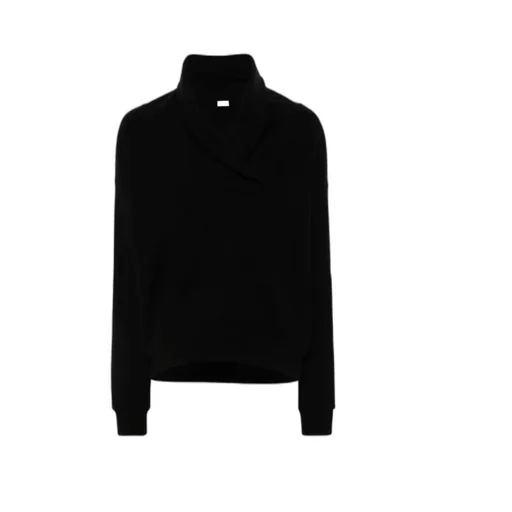 Saint Laurent V-Neck Drop Shoulder Hoodie