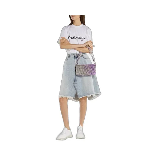 Germanier Bead-Embellished Zipped Shoulder Bag