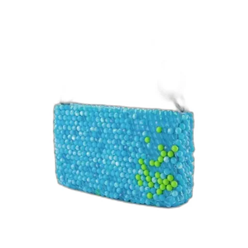 Germanier Bead-Embellished Zipped Shoulder Bag