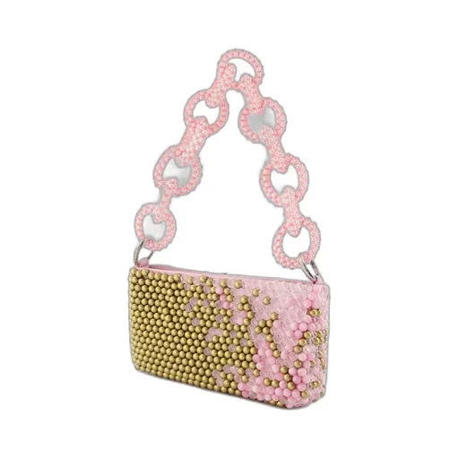 Germanier Bead-Embellished Zipped Shoulder Bag