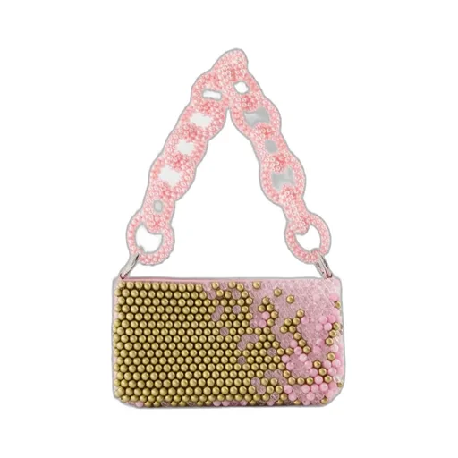 Germanier Bead-Embellished Zipped Shoulder Bag