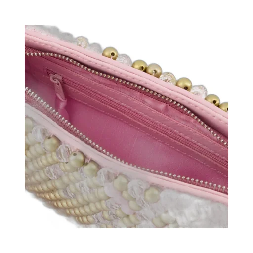 Germanier Bead-Embellished Zipped Shoulder Bag