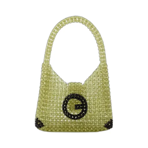 Germanier Beaded Hobo Shoulder Bag