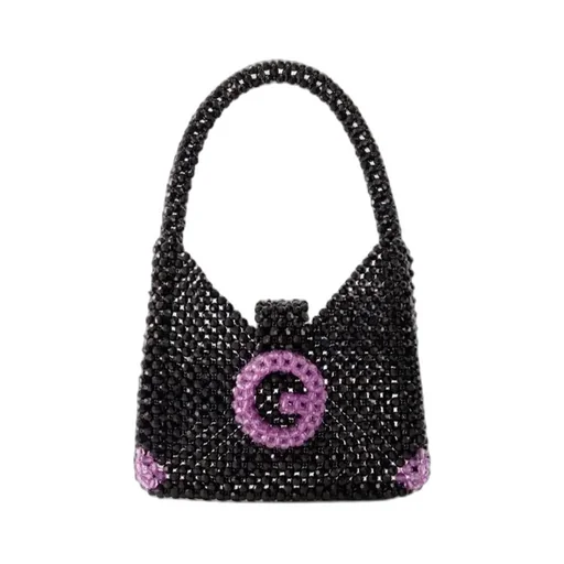 Germanier Beaded Hobo Shoulder Bag