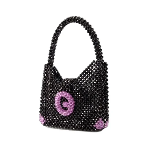 Germanier Beaded Hobo Shoulder Bag