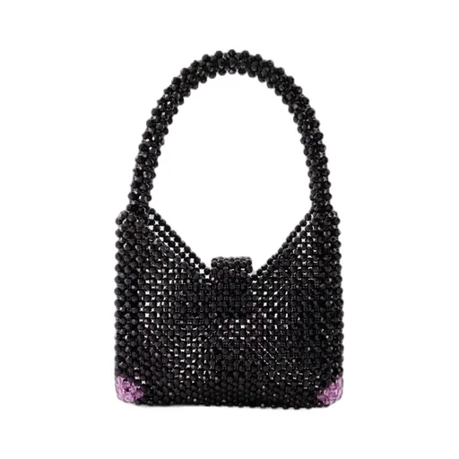 Germanier Beaded Hobo Shoulder Bag