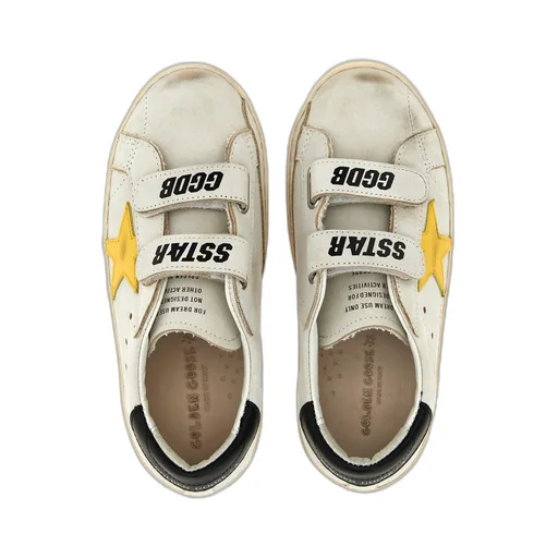 Golden Goose Kids Old School Touch-Strap Sneakers