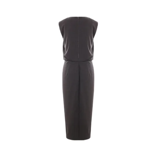 Monili Chain Detail Short-Sleeve Dress