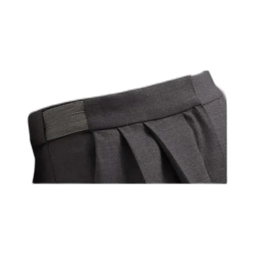 Brunello Cucinelli High Rise Wide Leg Trousers
