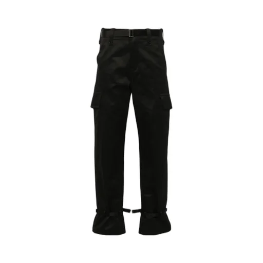 Sacai Straight-Leg Belted Cargo Trousers
