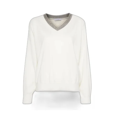 Long-Sleeve V-Neck Sweater