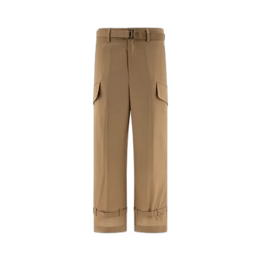 Sacai Wide-Leg Suiting Pants