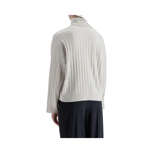 Brunello Cucinelli Flat-Ribbed Turtleneck Jumper