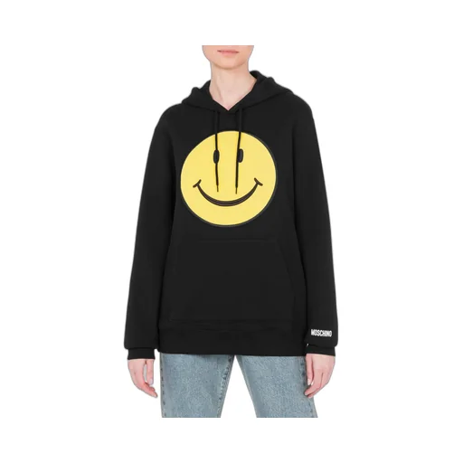 Moschino Smiley Printed Drawstring Hoodie