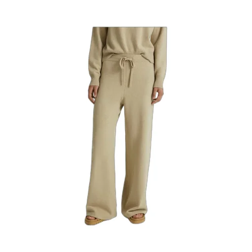 Knitted Wide-Leg Trousers