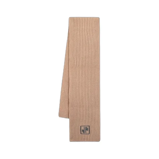 Patou Logo Intarsia Knit Scarf