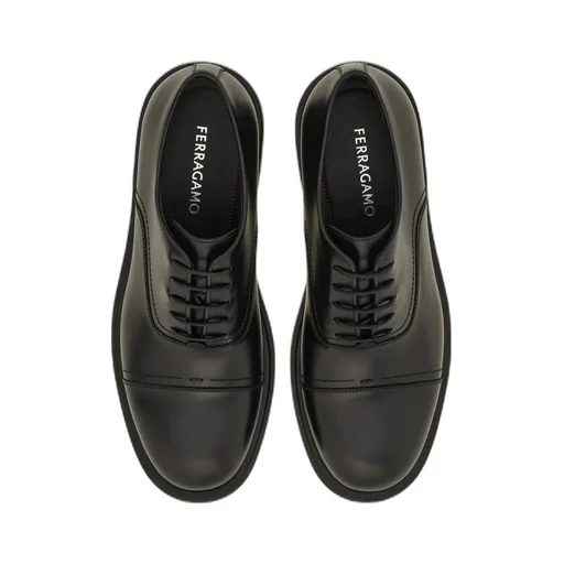 Salvatore Ferragamo Toe Cap Lace-Up Oxford Shoes