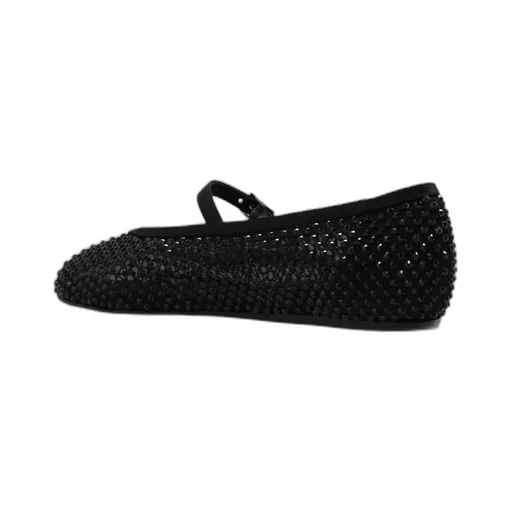 Gilda Crystal-Embellished Ballerina Shoes