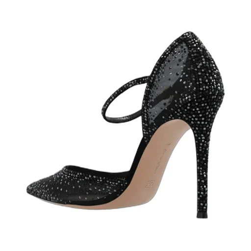 Gianvito Rossi Crystal Adorned Pumps