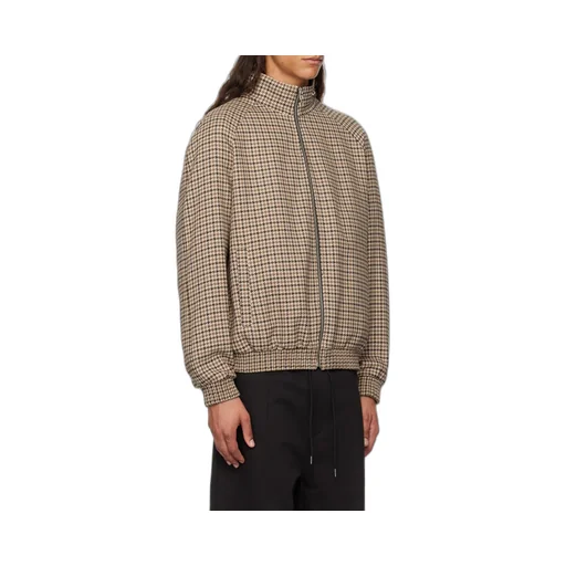 Houndstooth-Pattern Jacket