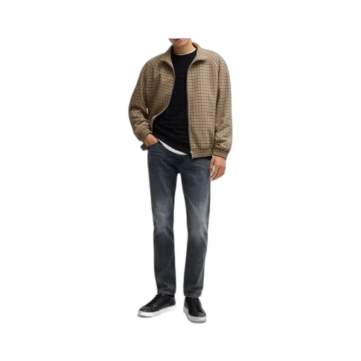 Houndstooth-Pattern Jacket