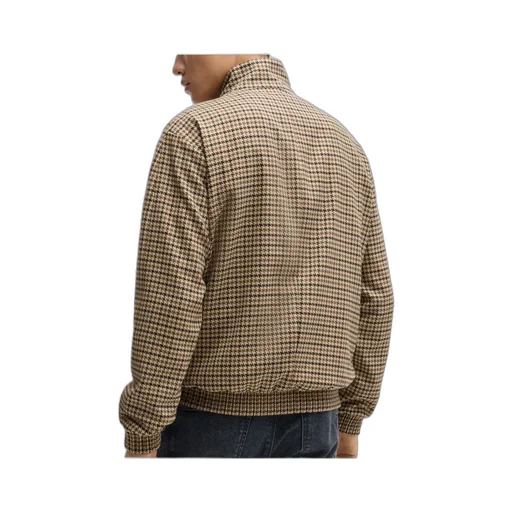 Houndstooth-Pattern Jacket