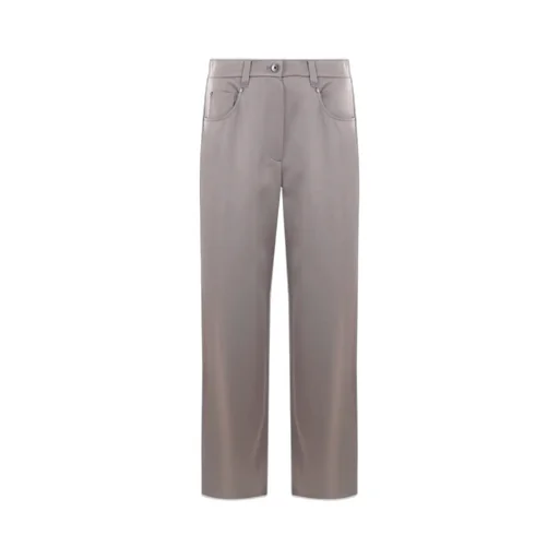 Brunello Cucinelli Embellished Wide-Leg Trousers