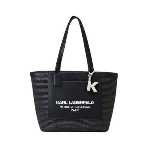 Rue St-Guillaume Raffia Tote Bag