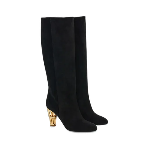 Salvatore Ferragamo Cage Heel Boots