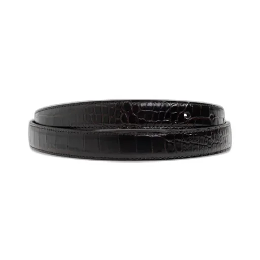 Saint Laurent Logo Plaque Belt