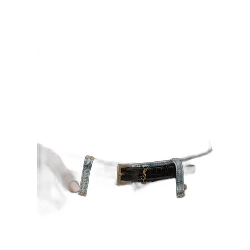 Saint Laurent Logo Plaque Belt