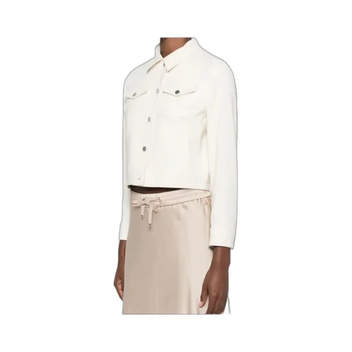 Theory Shrunken Button-Up Trucker Jacket
