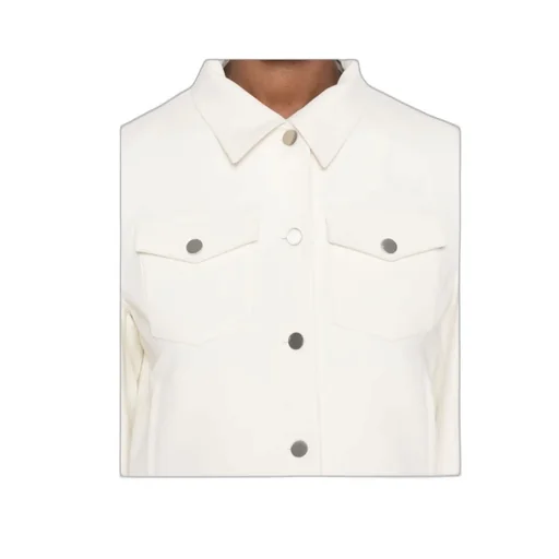 Theory Shrunken Button-Up Trucker Jacket