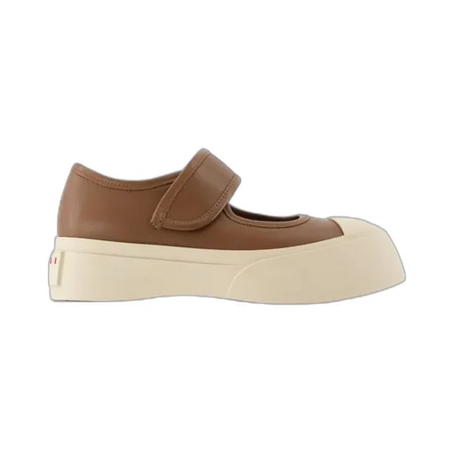 Marni Mary Jane Round-Toe Sneakers