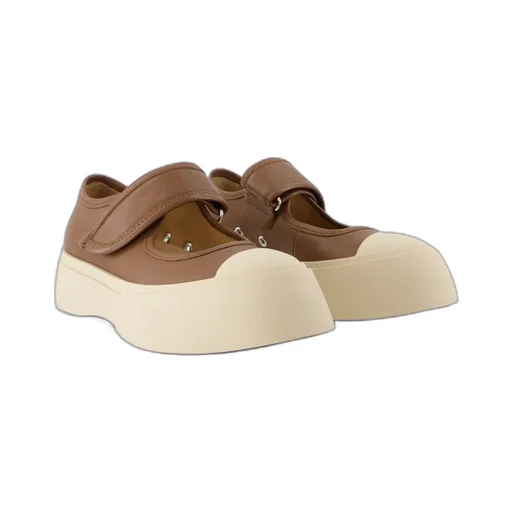 Marni Mary Jane Round-Toe Sneakers