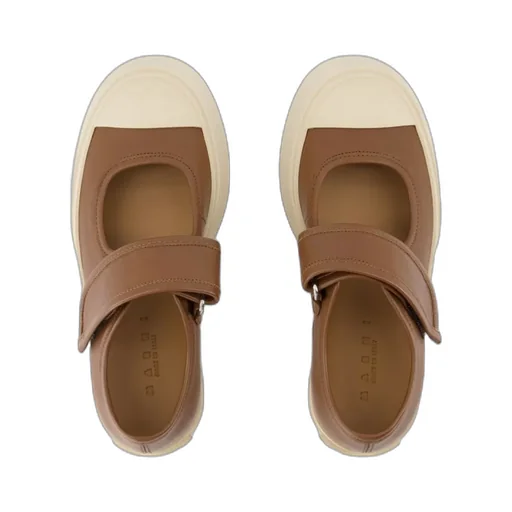 Marni Mary Jane Round-Toe Sneakers