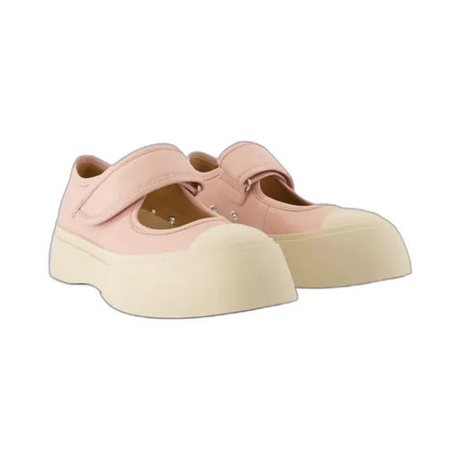 Marni Mary Jane Round-Toe Sneakers