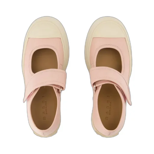 Marni Mary Jane Round-Toe Sneakers