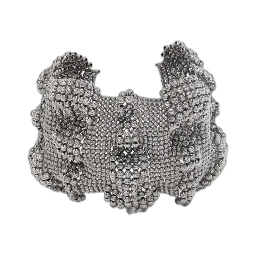 Sculptured Sterling-Silver Bracelet