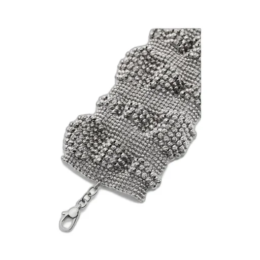 Sculptured Sterling-Silver Bracelet
