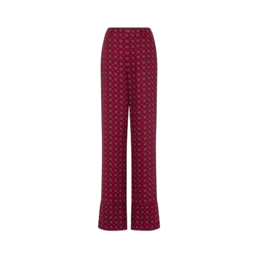 Moschino Geometric-Printed Straight Leg Trousers