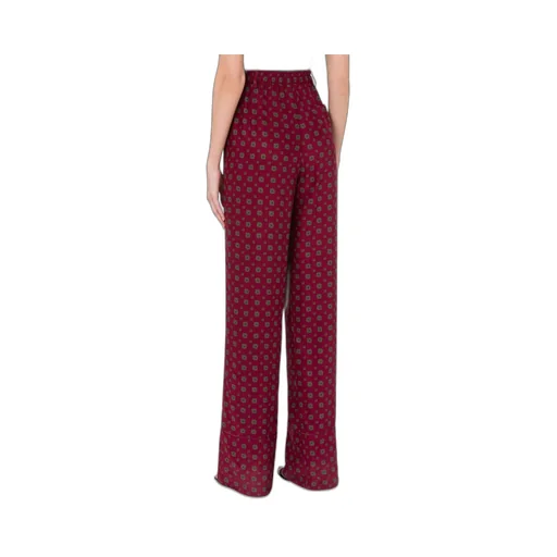 Moschino Geometric-Printed Straight Leg Trousers