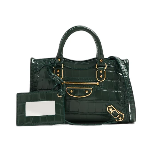 Rivet Clasp Shoulder Bag
