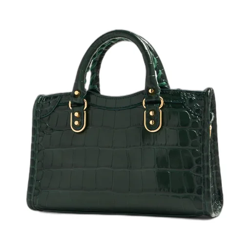 Rivet Clasp Shoulder Bag