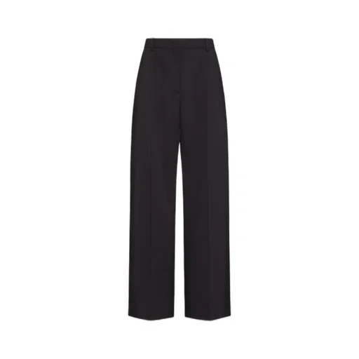 Valentino Pleat Detailed Wide Leg Pants