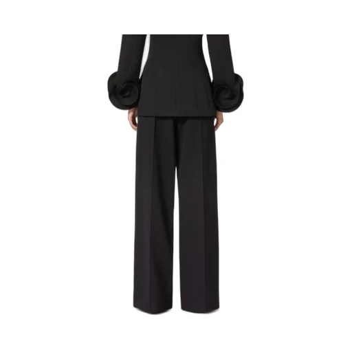 Valentino Pleat Detailed Wide Leg Pants