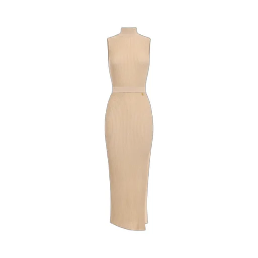 Rib Mid-Length Dress