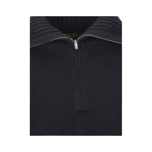 Loro Piana Parksville Half-Zip Knitted Jumper