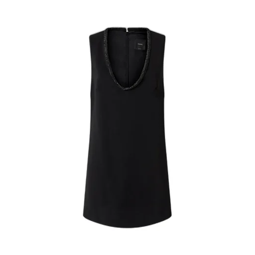 Pinko Embellished Sleeveless Mini Dress